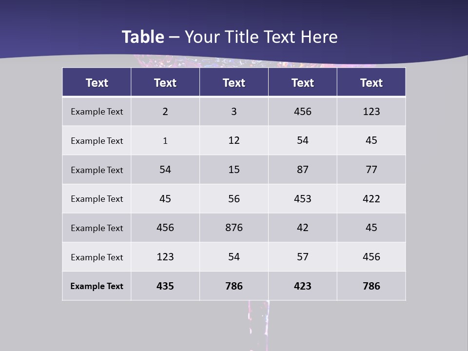 Blue Cold Alcoholic PowerPoint Template