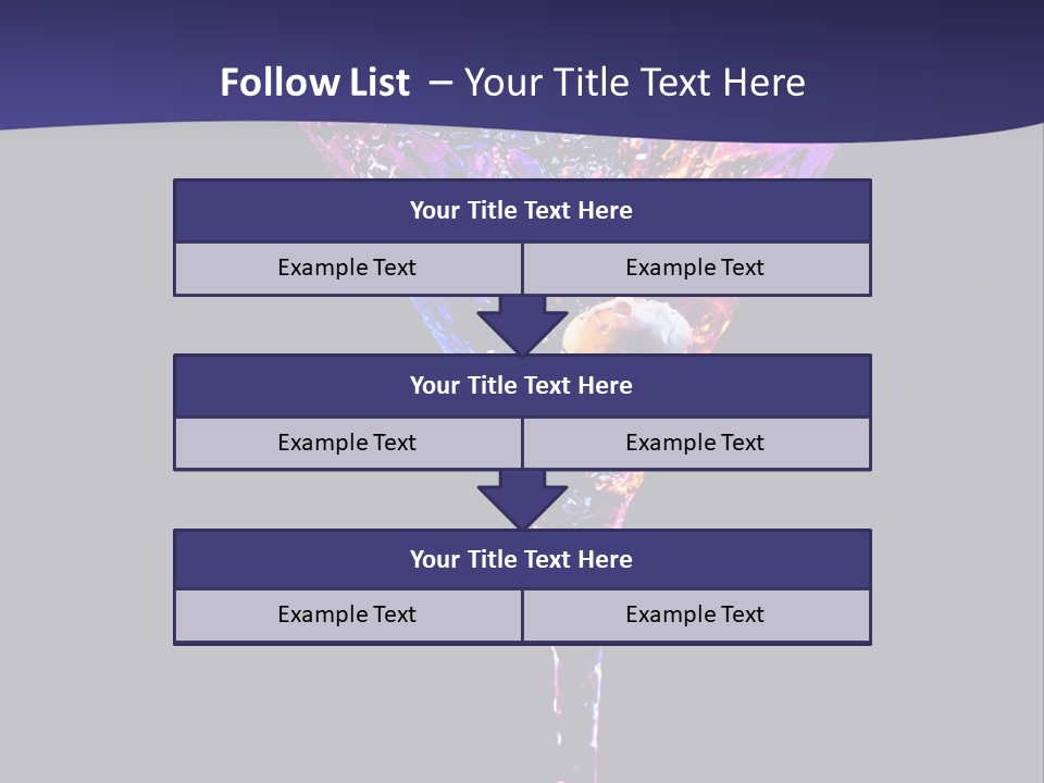 Blue Cold Alcoholic PowerPoint Template