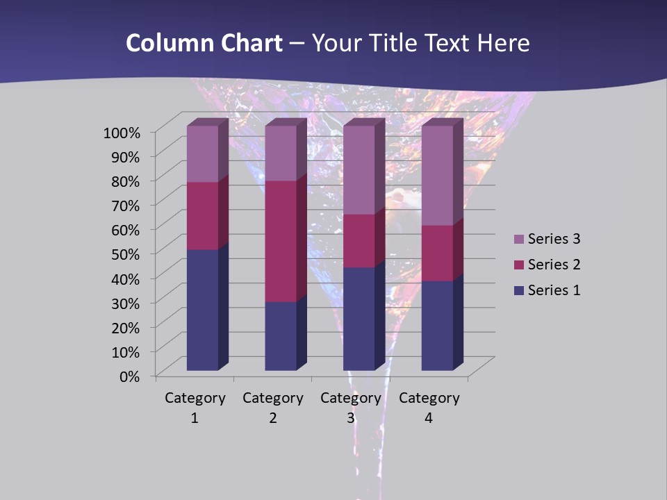 Blue Cold Alcoholic PowerPoint Template