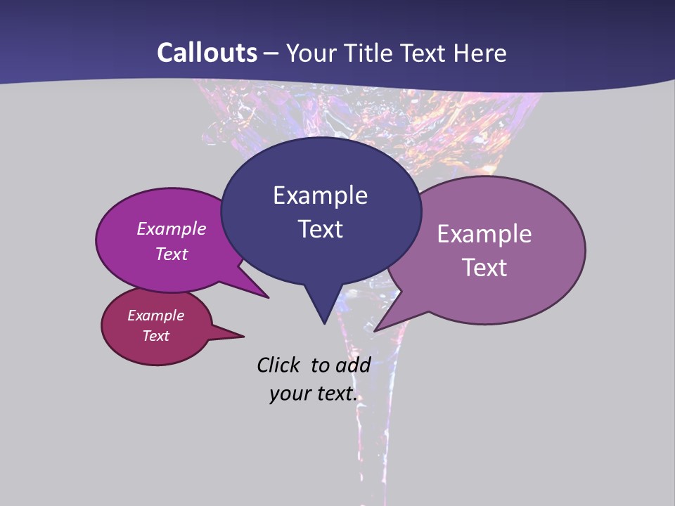 Blue Cold Alcoholic PowerPoint Template