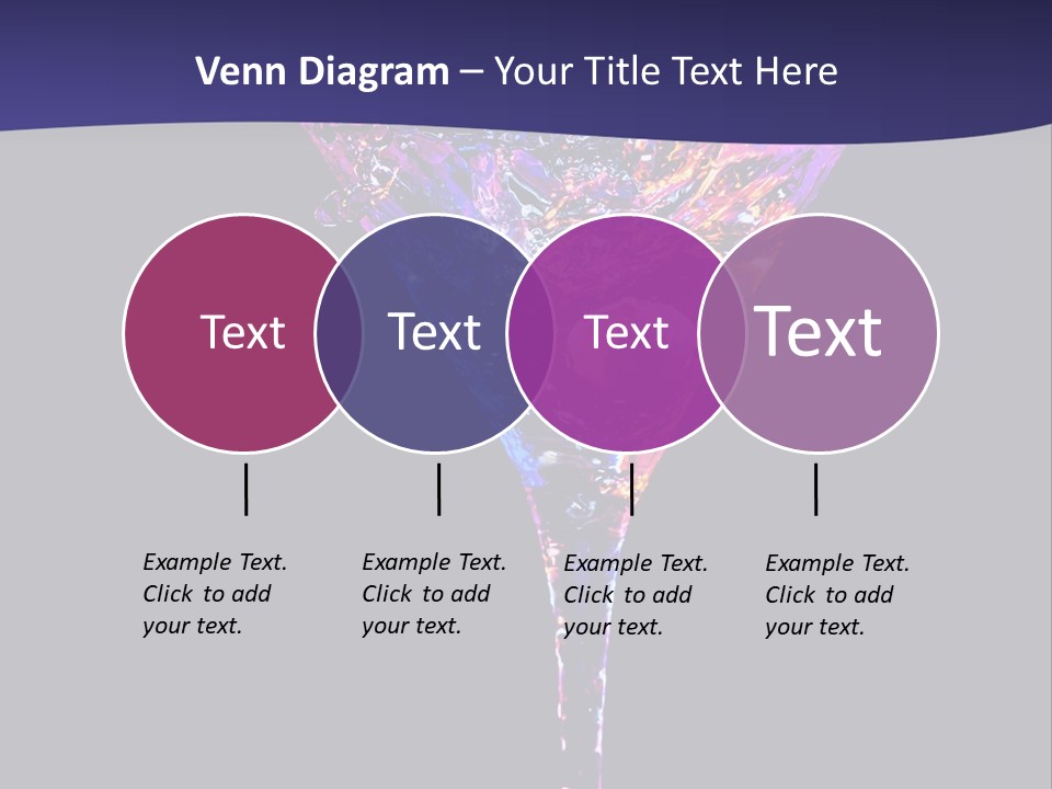 Blue Cold Alcoholic PowerPoint Template