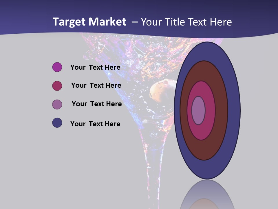 Blue Cold Alcoholic PowerPoint Template