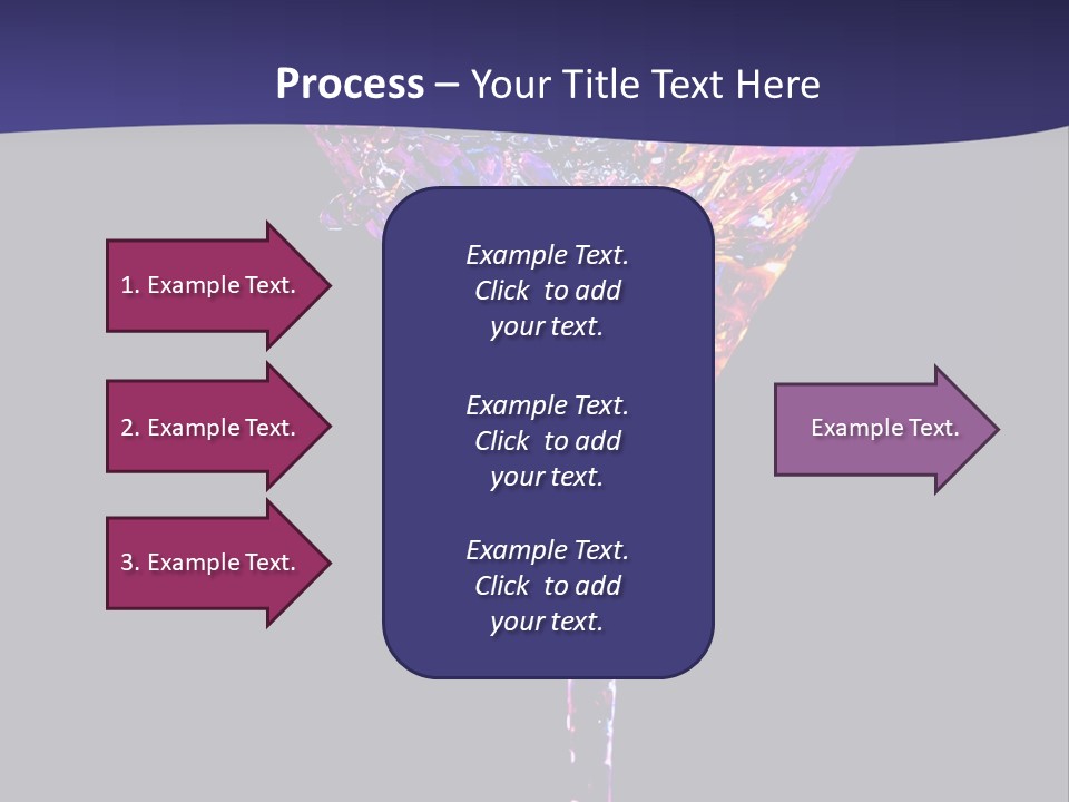 Blue Cold Alcoholic PowerPoint Template