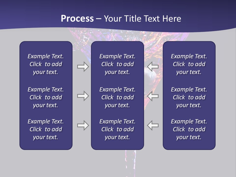 Blue Cold Alcoholic PowerPoint Template