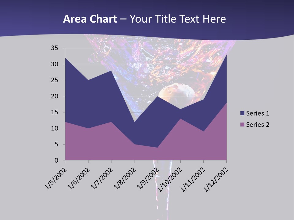 Blue Cold Alcoholic PowerPoint Template