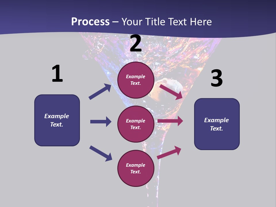 Blue Cold Alcoholic PowerPoint Template