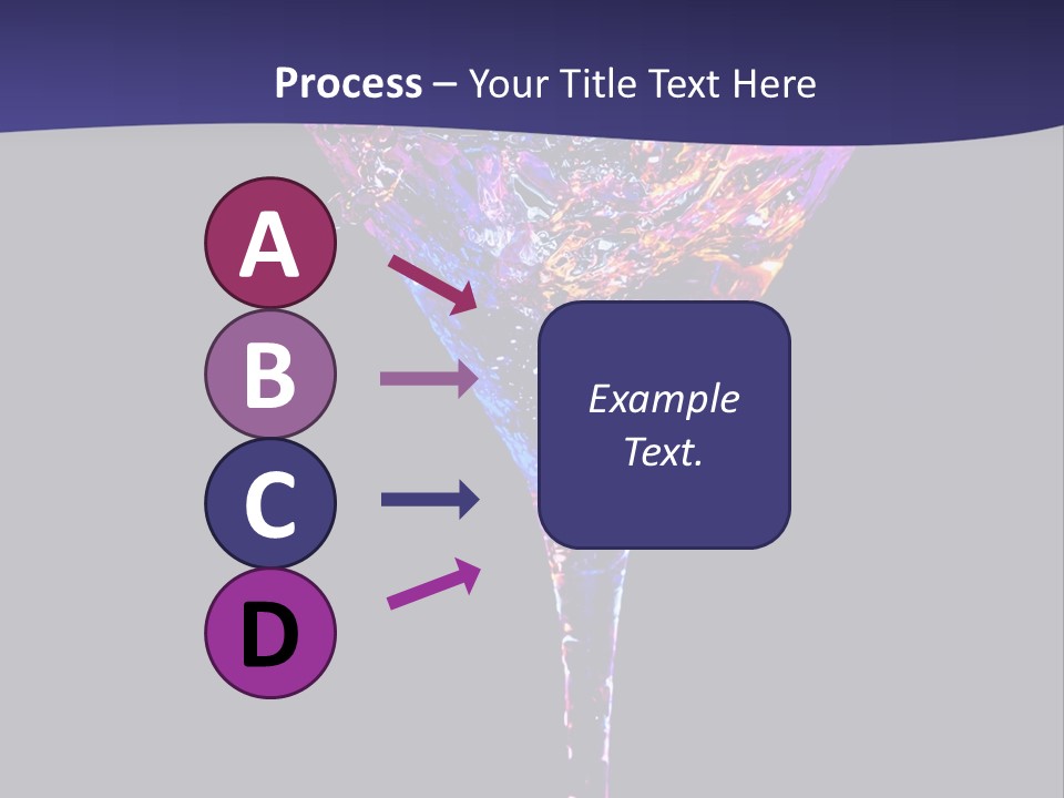 Blue Cold Alcoholic PowerPoint Template