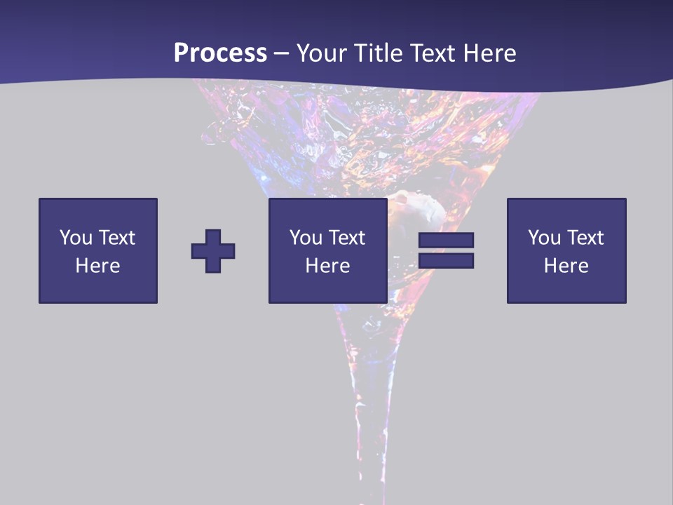 Blue Cold Alcoholic PowerPoint Template