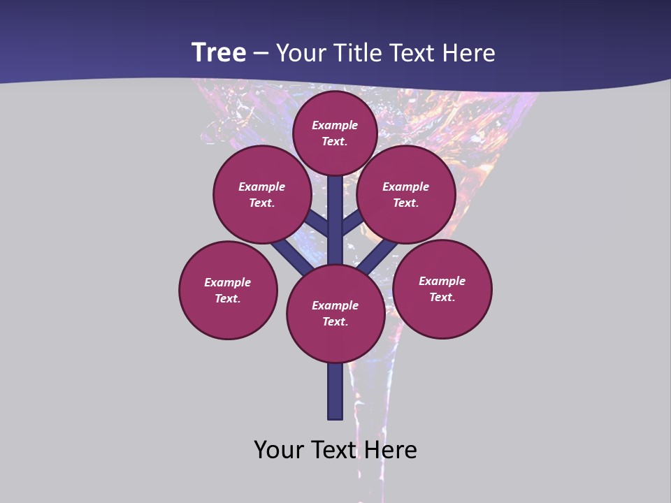 Blue Cold Alcoholic PowerPoint Template