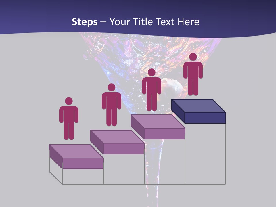 Blue Cold Alcoholic PowerPoint Template