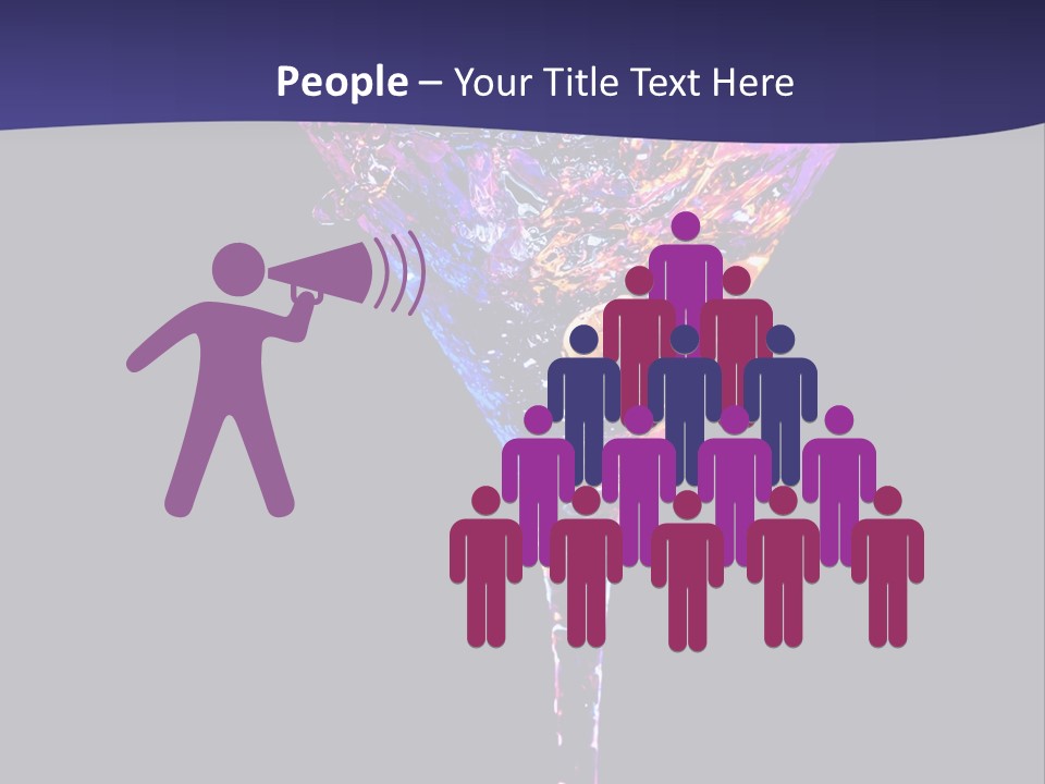 Blue Cold Alcoholic PowerPoint Template