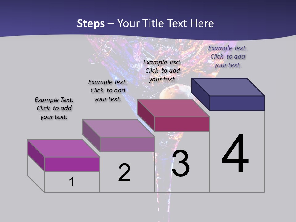 Blue Cold Alcoholic PowerPoint Template