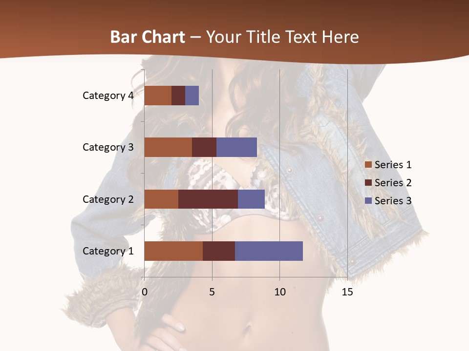 Woman White Portrait PowerPoint Template