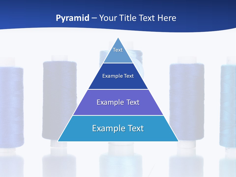 White Thread Single PowerPoint Template