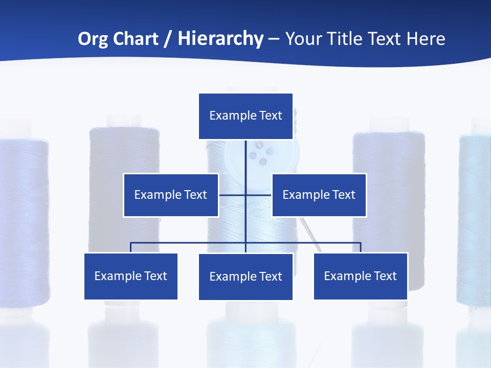 White Thread Single PowerPoint Template