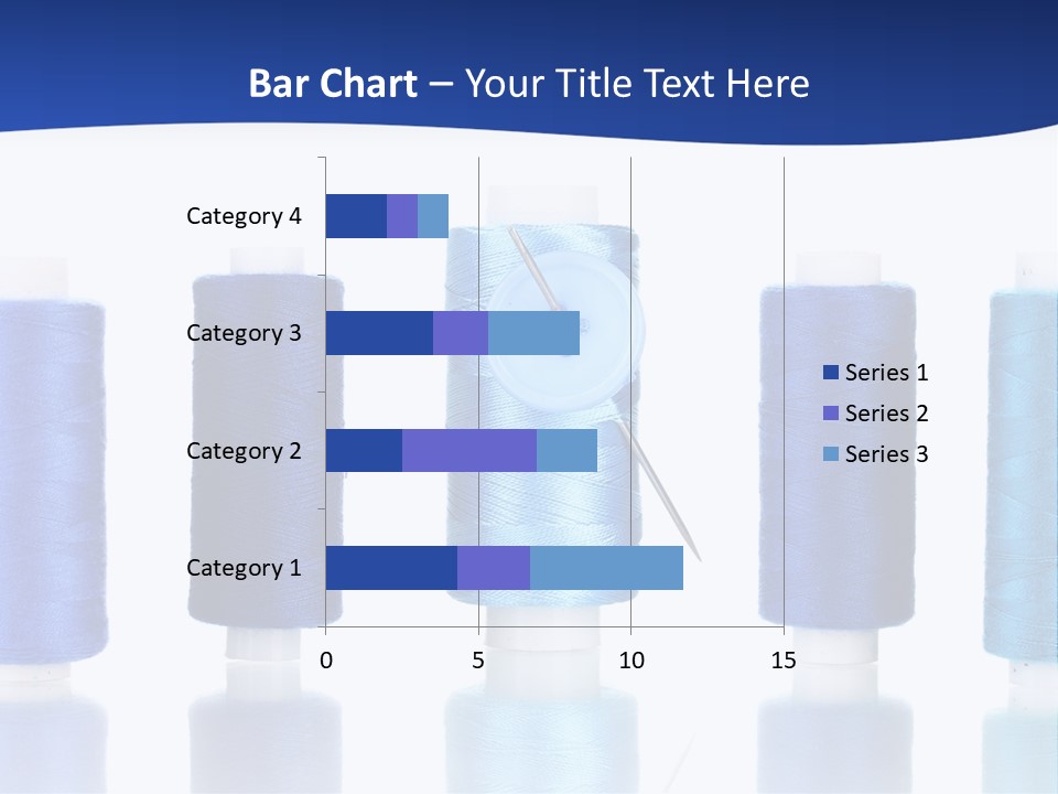 White Thread Single PowerPoint Template