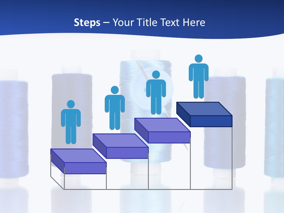 White Thread Single PowerPoint Template