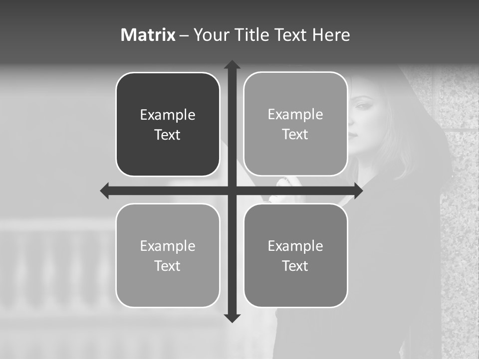 Rain Sadness Cool PowerPoint Template