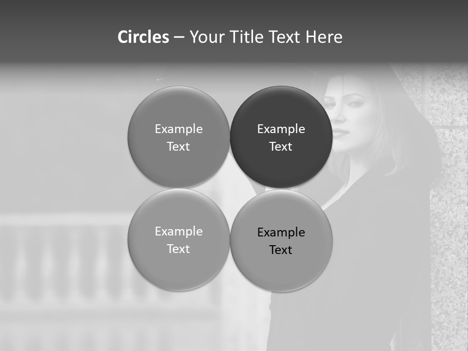 Rain Sadness Cool PowerPoint Template