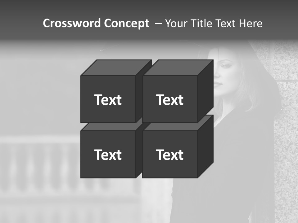 Rain Sadness Cool PowerPoint Template