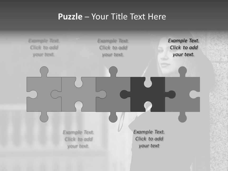 Rain Sadness Cool PowerPoint Template