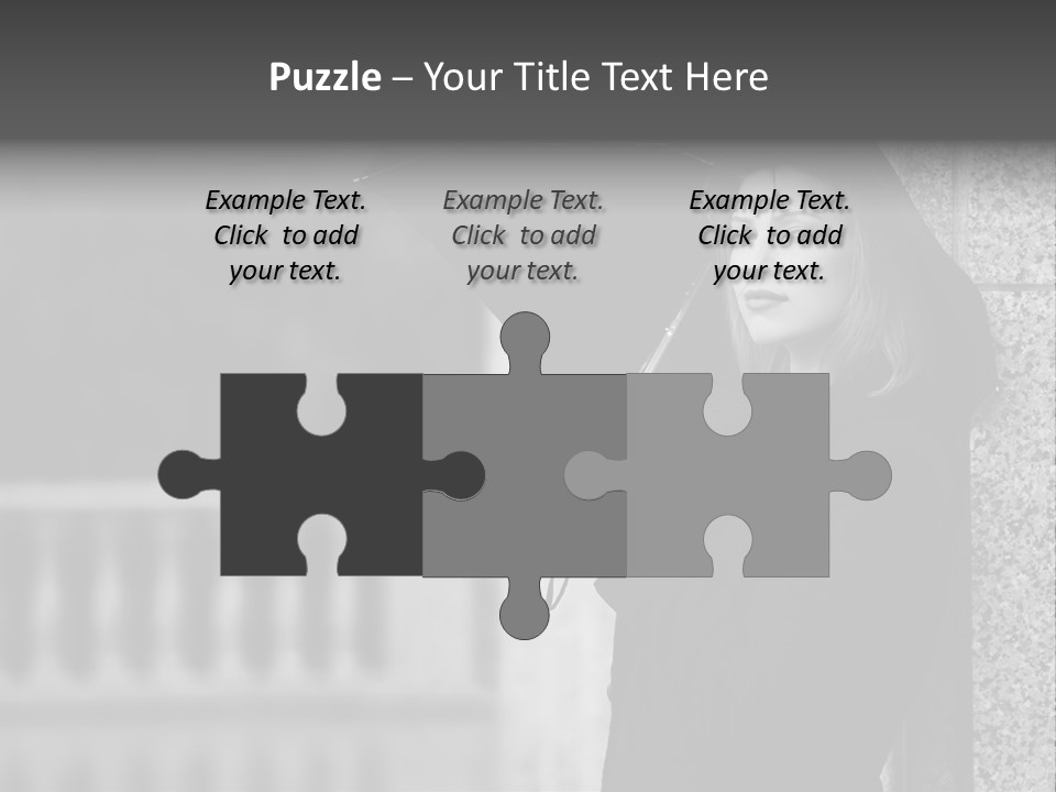 Rain Sadness Cool PowerPoint Template