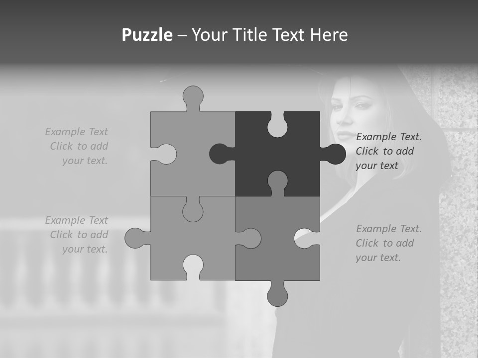 Rain Sadness Cool PowerPoint Template