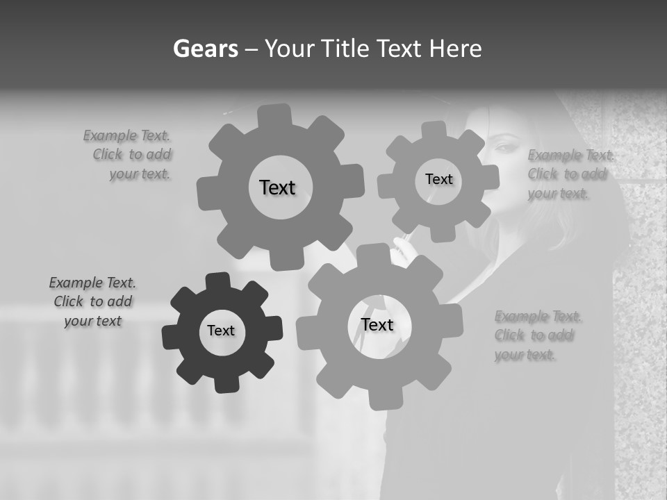 Rain Sadness Cool PowerPoint Template