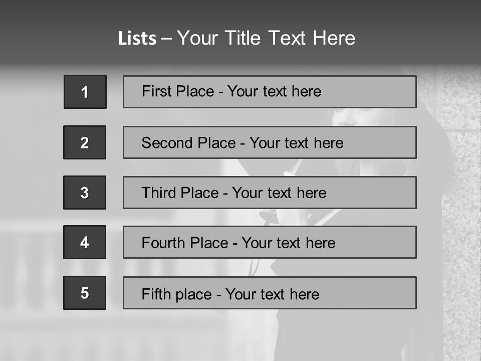 Rain Sadness Cool PowerPoint Template