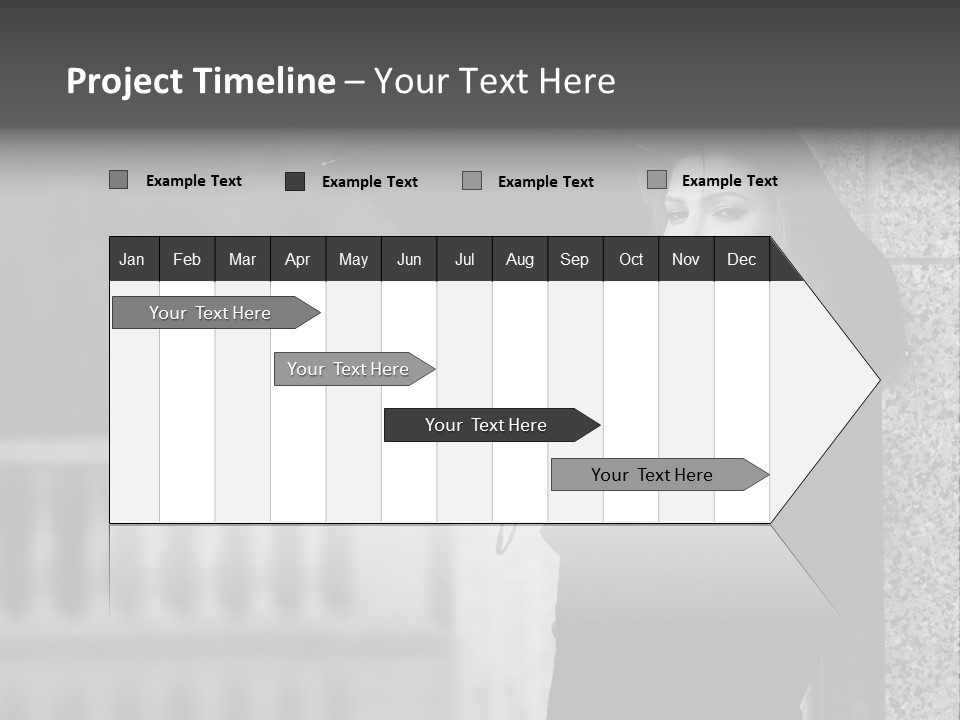 Rain Sadness Cool PowerPoint Template