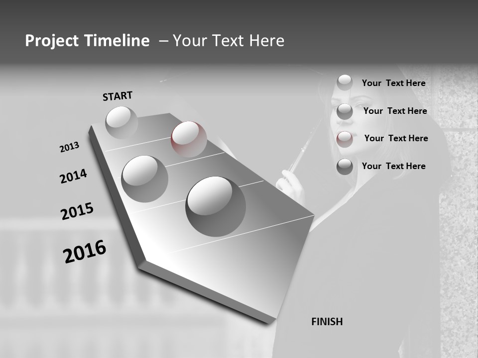 Rain Sadness Cool PowerPoint Template