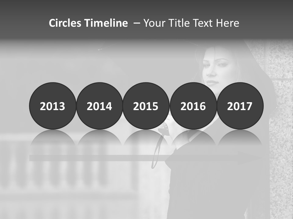 Rain Sadness Cool PowerPoint Template