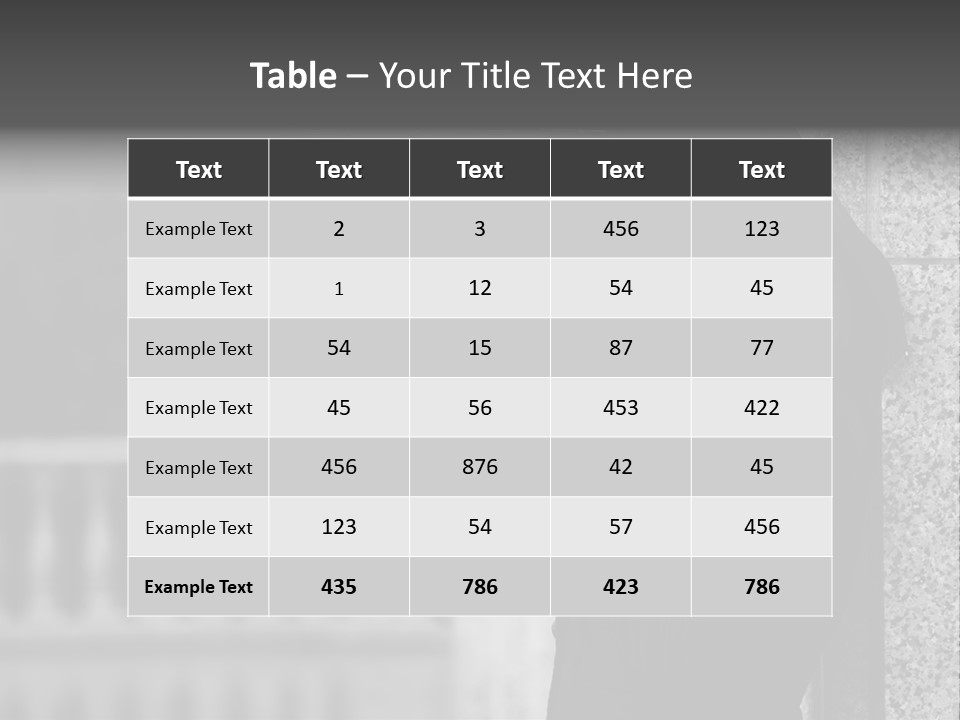 Rain Sadness Cool PowerPoint Template
