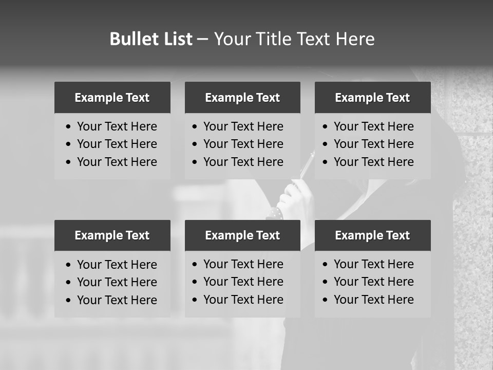 Rain Sadness Cool PowerPoint Template
