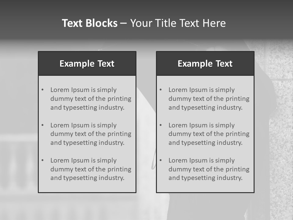 Rain Sadness Cool PowerPoint Template