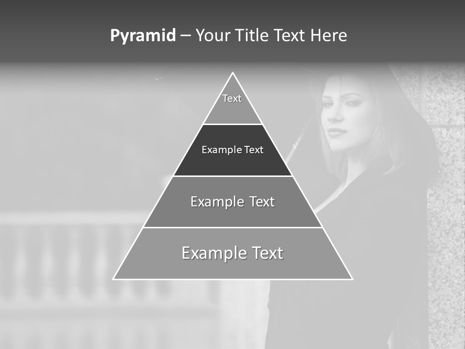 Rain Sadness Cool PowerPoint Template