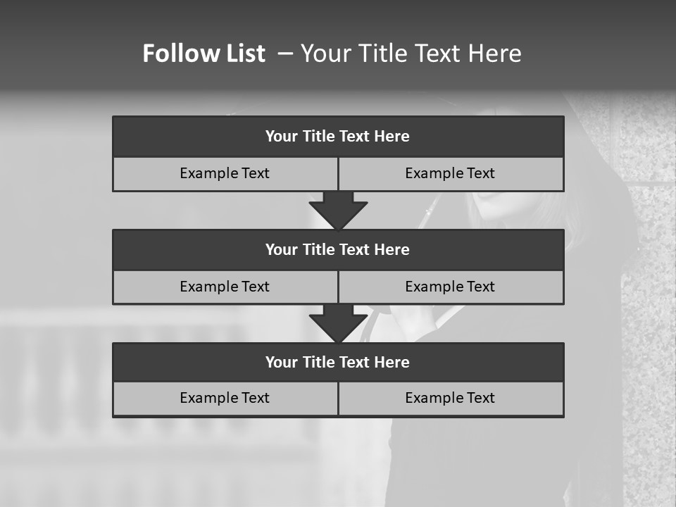 Rain Sadness Cool PowerPoint Template