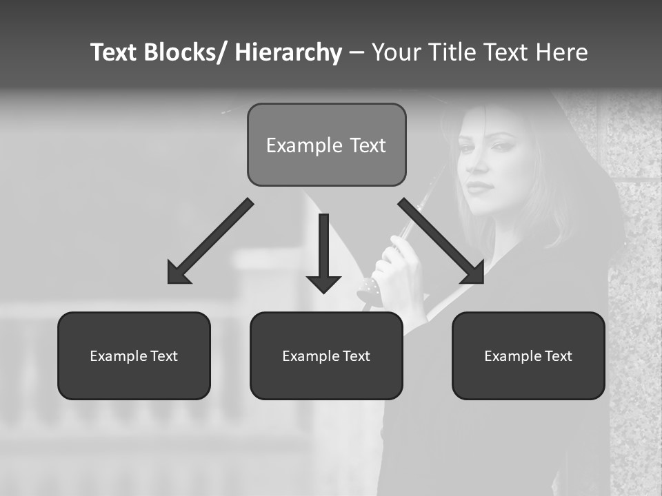 Rain Sadness Cool PowerPoint Template