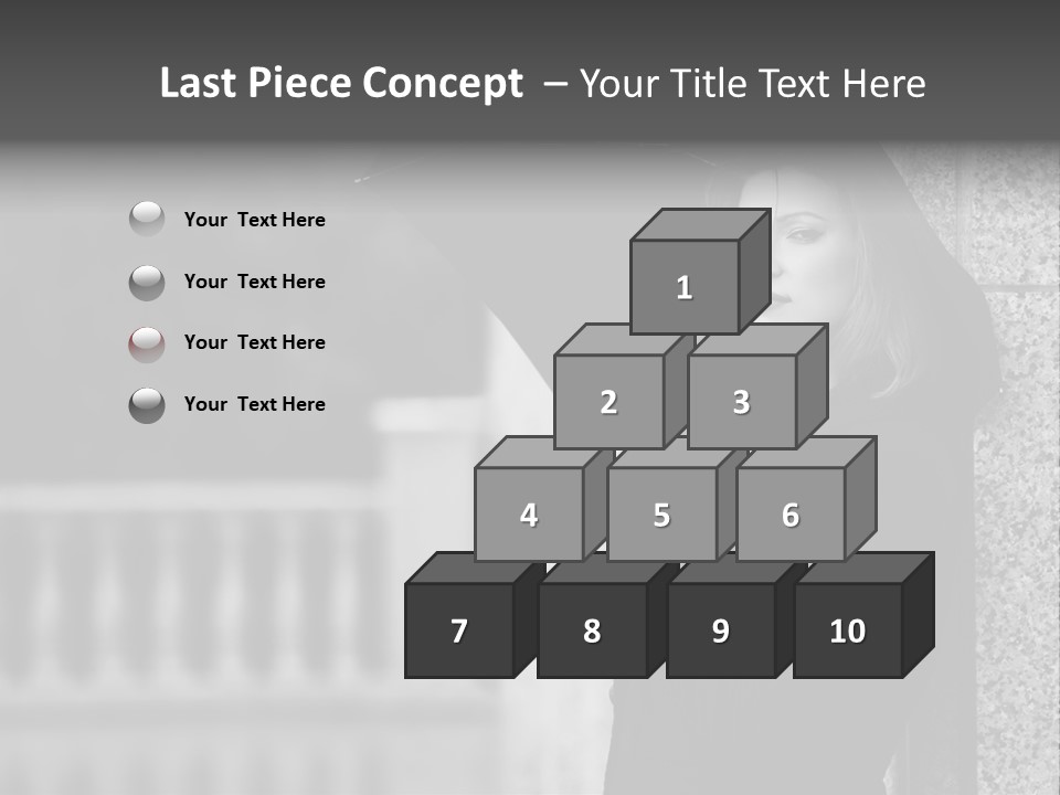 Rain Sadness Cool PowerPoint Template