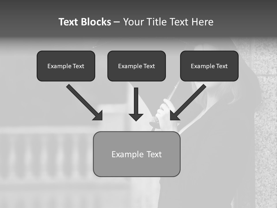 Rain Sadness Cool PowerPoint Template