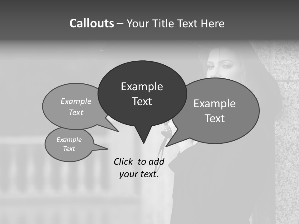 Rain Sadness Cool PowerPoint Template