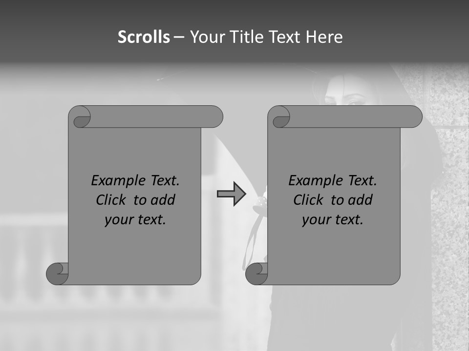 Rain Sadness Cool PowerPoint Template