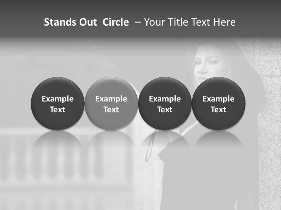 Rain Sadness Cool PowerPoint Template