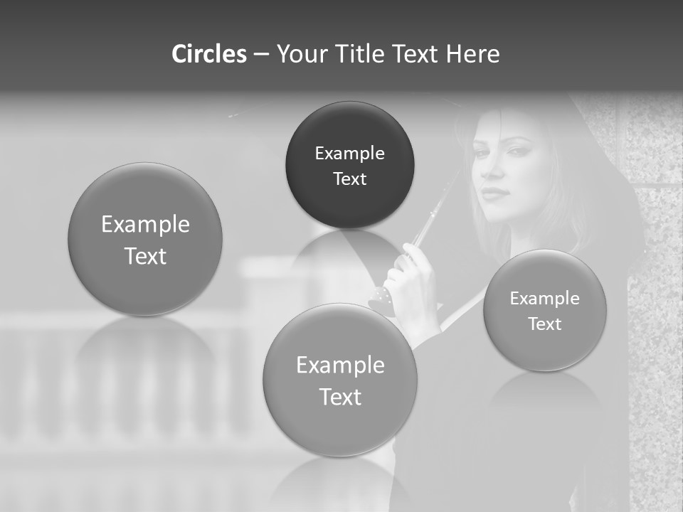 Rain Sadness Cool PowerPoint Template