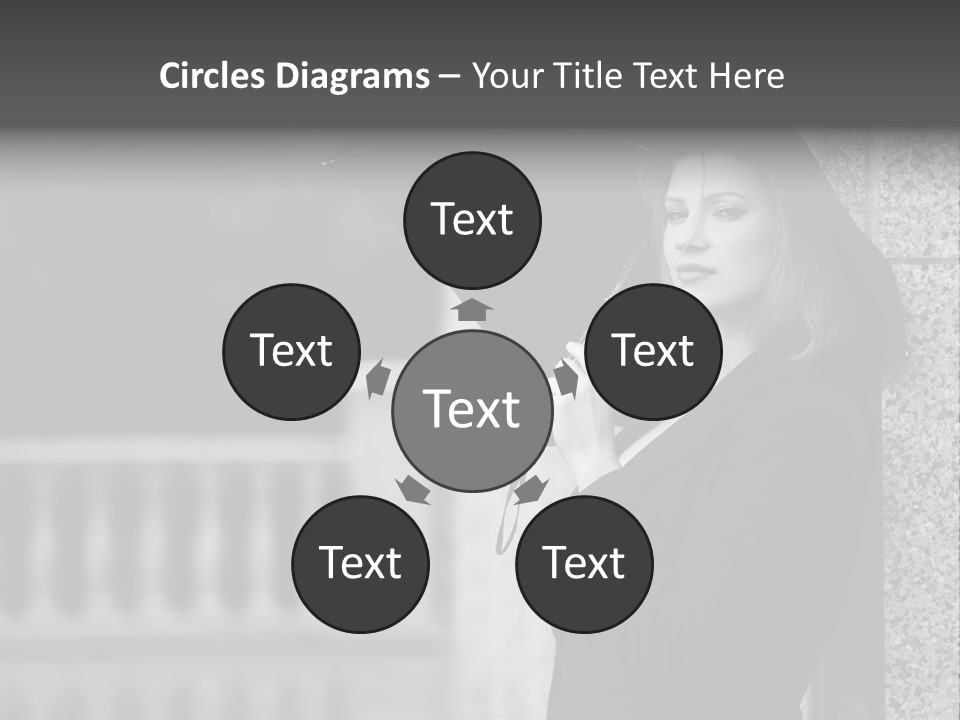 Rain Sadness Cool PowerPoint Template