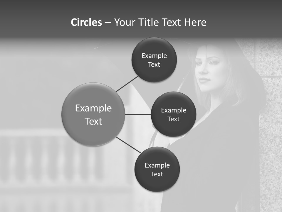 Rain Sadness Cool PowerPoint Template