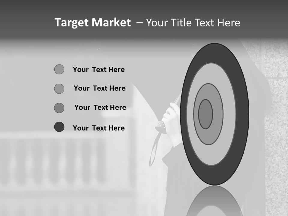 Rain Sadness Cool PowerPoint Template