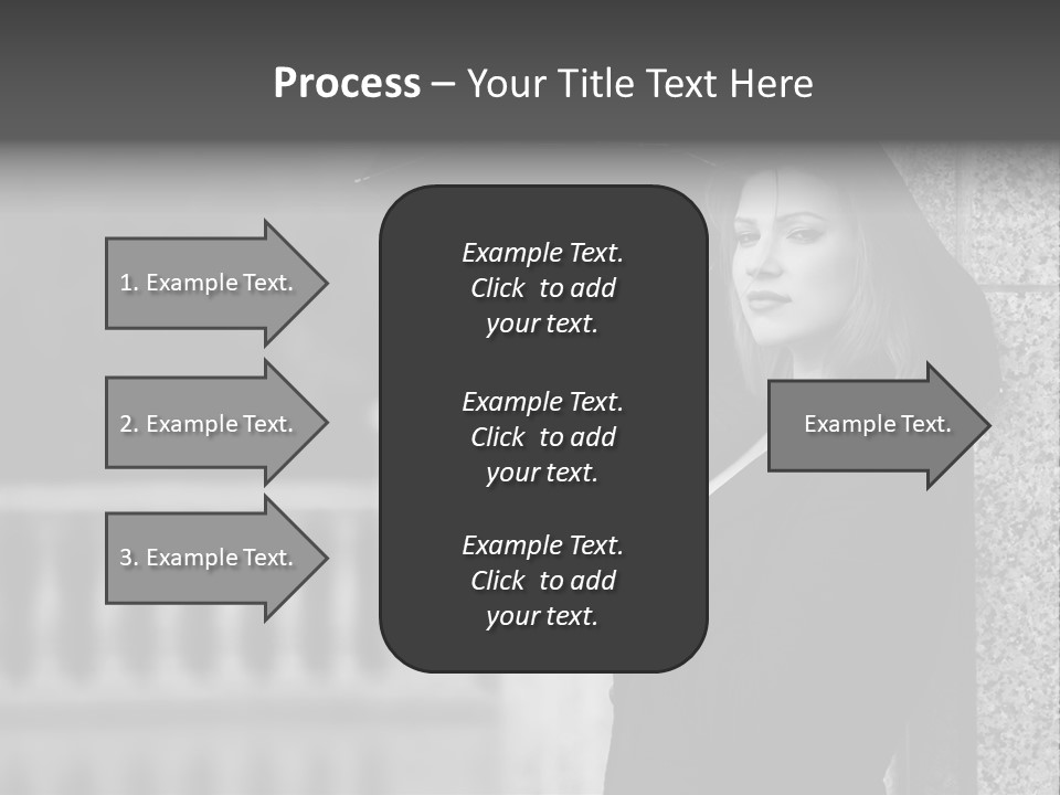 Rain Sadness Cool PowerPoint Template