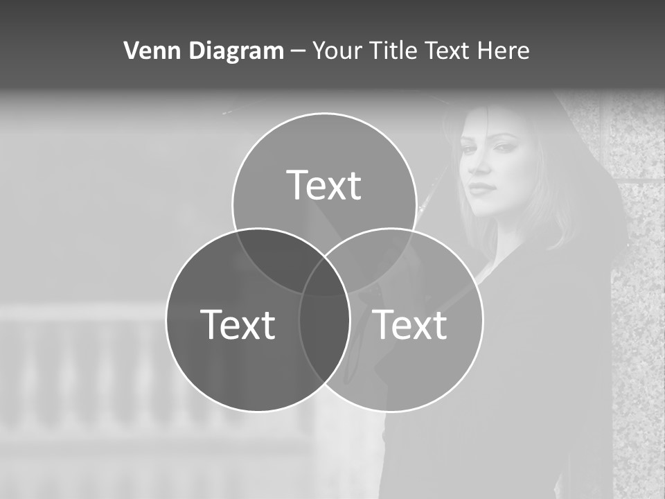 Rain Sadness Cool PowerPoint Template