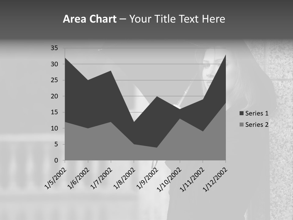 Rain Sadness Cool PowerPoint Template